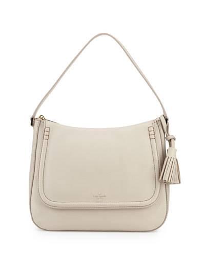 Orchard St. Treana Leather Shoulder Bag, Crisp