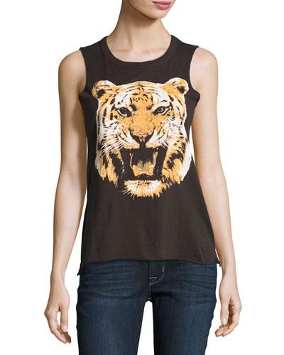 Le Tigre Jersey Tank, Black