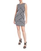 Masters Degree Striped Body-con