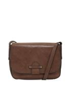 Casey Leather Crossbody Bag, Charcoal