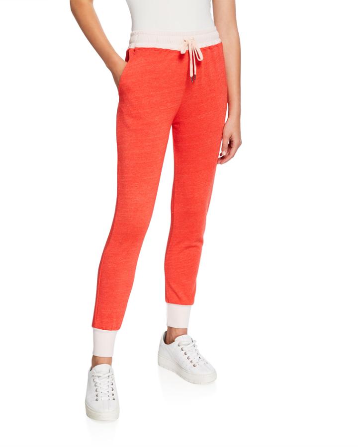 Colorblock Tapered Drawstring