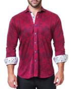 Men's Newton Cloud Red Long-sleeve Polo