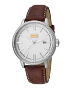 42mm Men's Relaxed Patch Watch W/ Calf Leather