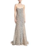 Renee Strapless Sweetheart Beaded Gown