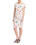 Floral-print Knot-waist