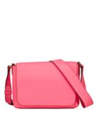 Burleigh Small Soft Leather Crossbody Bag, Bright Pink
