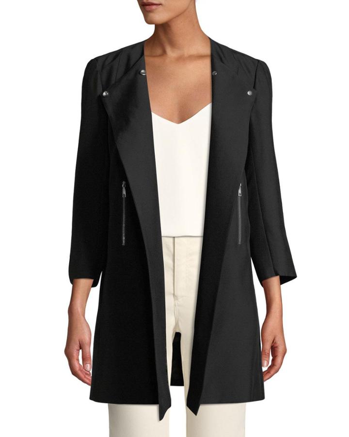 Shelby Asymmetric-zip Jacket
