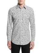 Western-style Tailored Pansy-print Sport