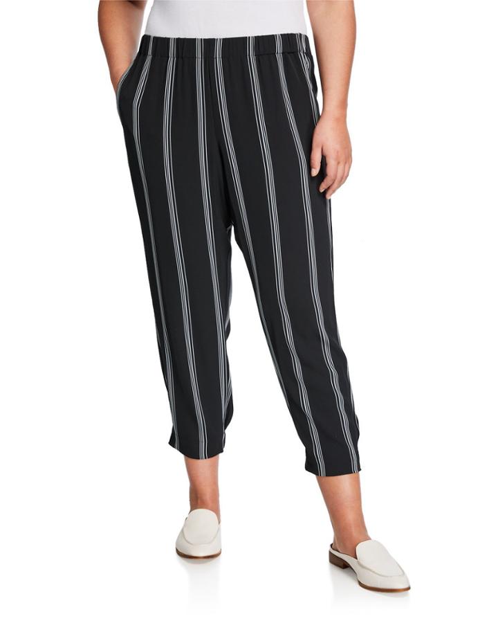 Rina Striped Jogger Pants,
