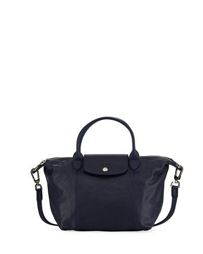 Large Leather Top Handle Bag