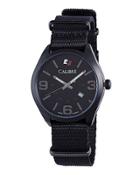 40mm Men's Trooper Canvas Strap Watch, Black