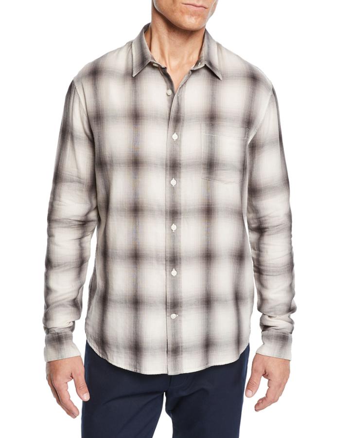 Men's Double Face Plaid