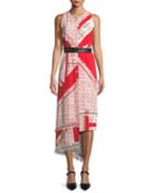 Sleeveless Bandana-print