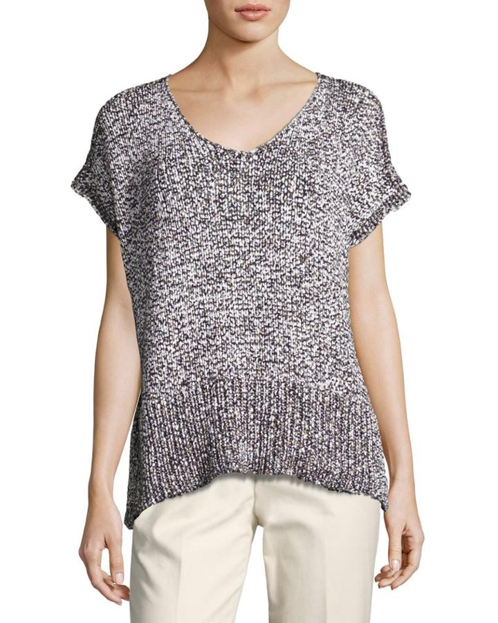 Mariel Short-sleeve Oversized Yarn