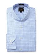 Luxury Tech Classic-fit Houndstooth Dress Shirt,
