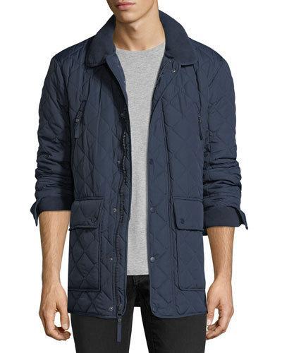 Milton Quilted Tech-fabric Barn Coat