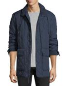 Milton Quilted Tech-fabric Barn Coat