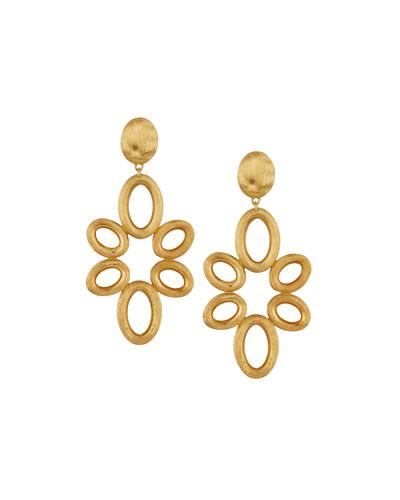 Siviglia 18k Large Link Chandelier Earrings