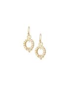 Sonoma 18k Open Circle Dangle & Drop Earrings W/ Pearls & Diamonds