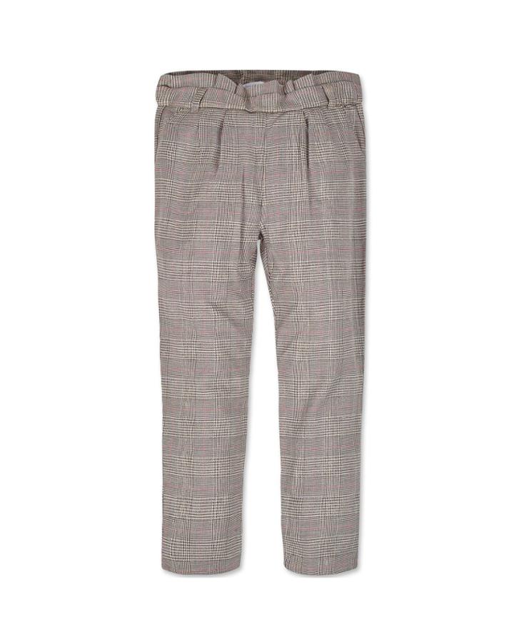 Girl's Straight Leg Plaid Pants,