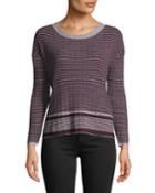 Vintage Stripe Crewneck Top
