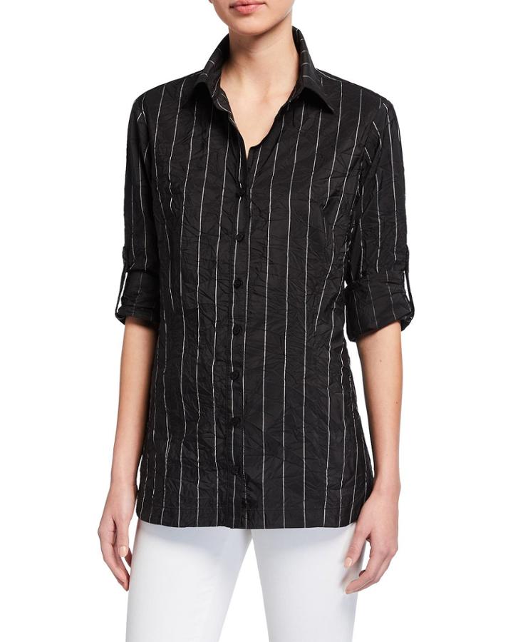 Joey Tech Pinstriped