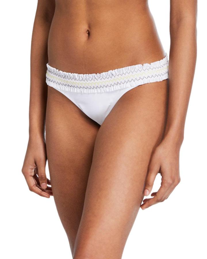 Deia Smocked Hipster Bikini Bottom