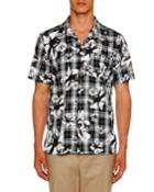 Men's Tartan Flowers Graphic