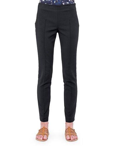Melissa Slim-fit Techno Pants, Black