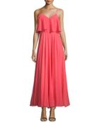 Sleeveless Flounce-bodice Dress