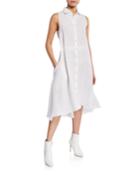Sedona Sleeveless Button-down Midi