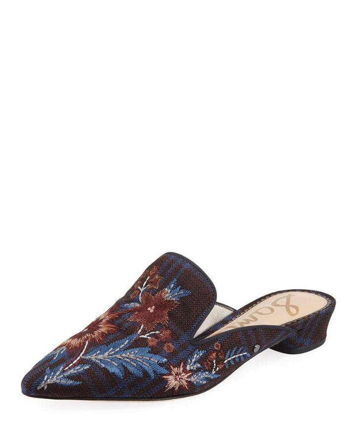 Aven Embroidered Plaid