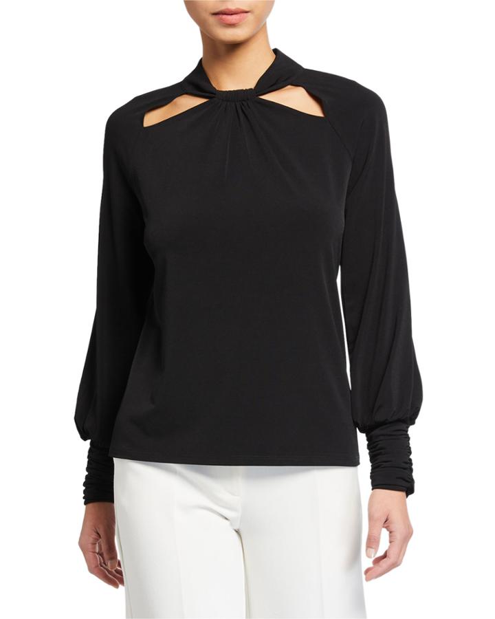 Cutout Knit Bishop
