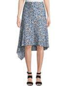 Tori Printed Asymmetric Cotton
