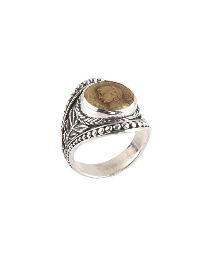 Bronze Coin Ring,