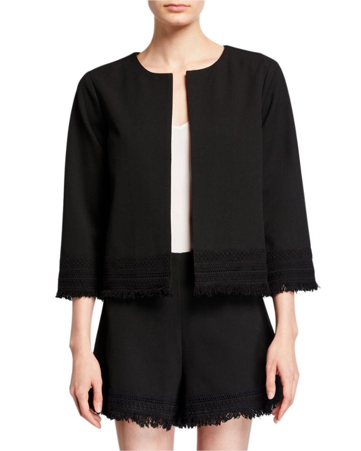 Taurus Boxy 3/4-sleeve Blazer