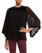 Burnout Velvet Tunic