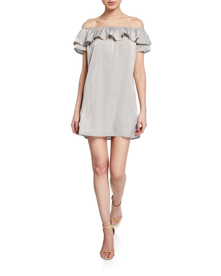 Ruffle Off-the-shoulder