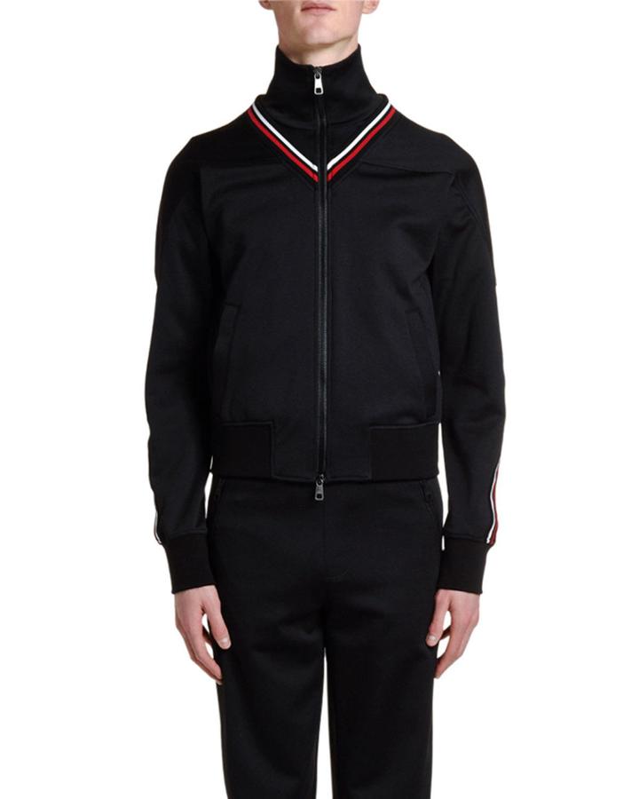 Men's Retro Zip-front Track Jacket