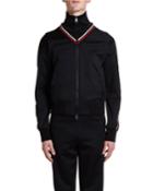 Men's Retro Zip-front Track Jacket