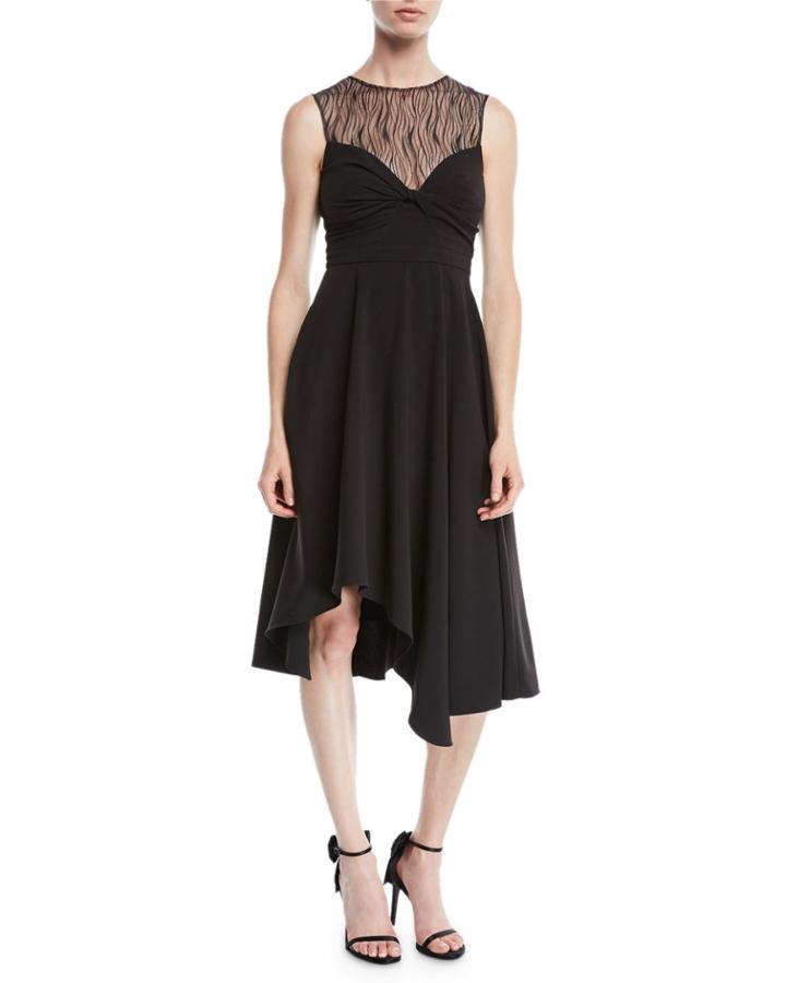 Sleeveless Dress W/ Knot &