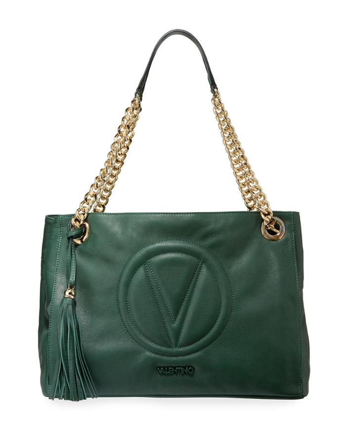 Verra Sauvage Leather Shoulder Tote Bag