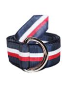 Men's Selvedge Striped Ribbon Belt