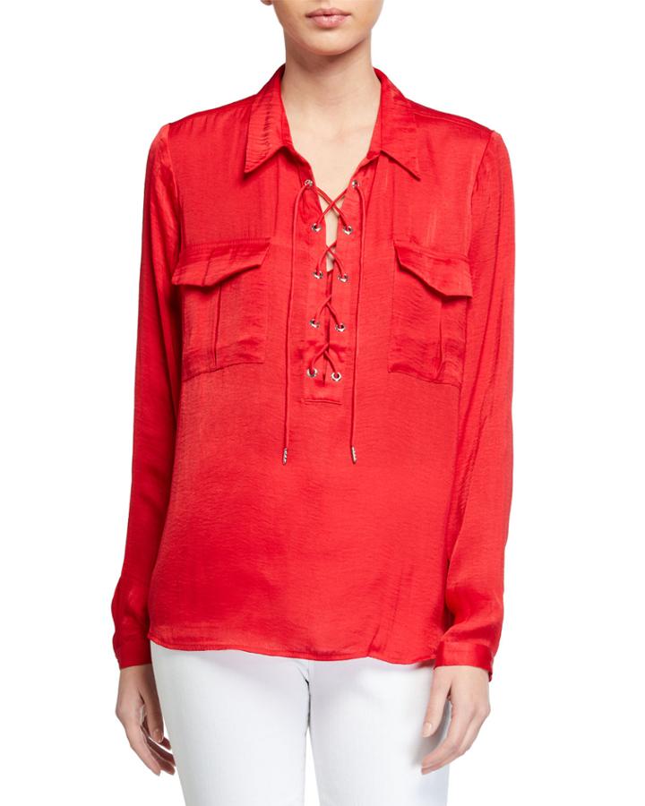 Lace-up Long