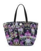 City Life Quilted Tote Bag