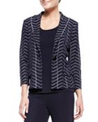 Spider Web One-button Jacket,