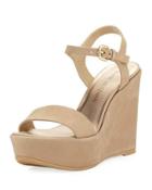 Single Suede Wedge