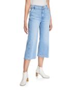 Twisted Seam Cropped Trousers