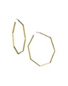 Octagonal Hoop Earrings