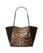 Alan Large Leopard-print Shoulder Tote Bag